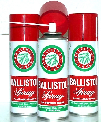 Ballistol-Oel Sprayds.