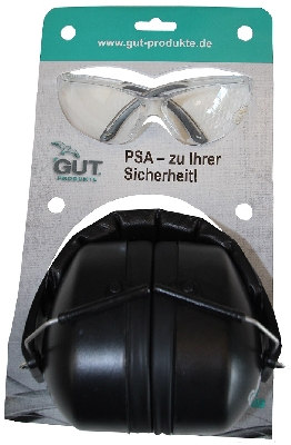 Pocket-Gehörschutz 28dB & Schutzbrille klar
